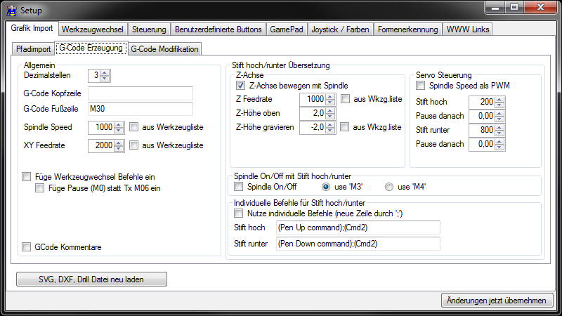 GRBL-Plotter Setup1.2